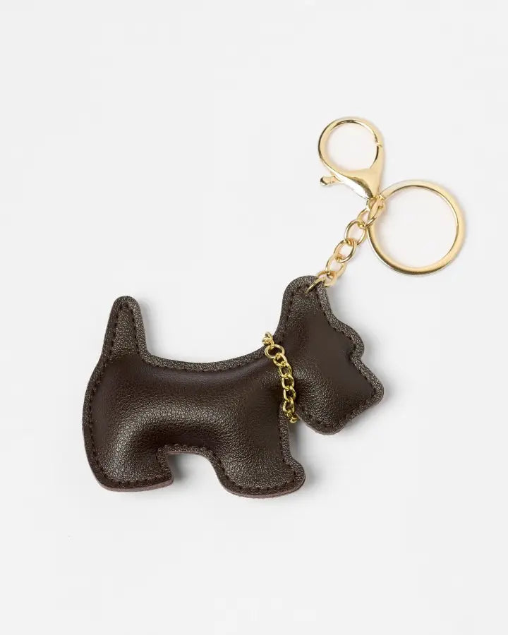 Brown French Bulldog Keychain