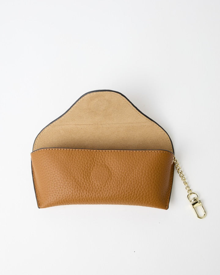 Keychain Leather Sunglass Case