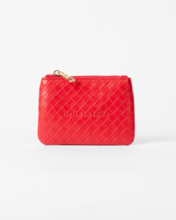 Woven Logo Coin Purse