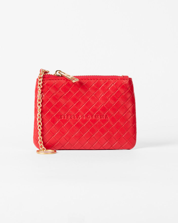 Woven Logo Coin Purse