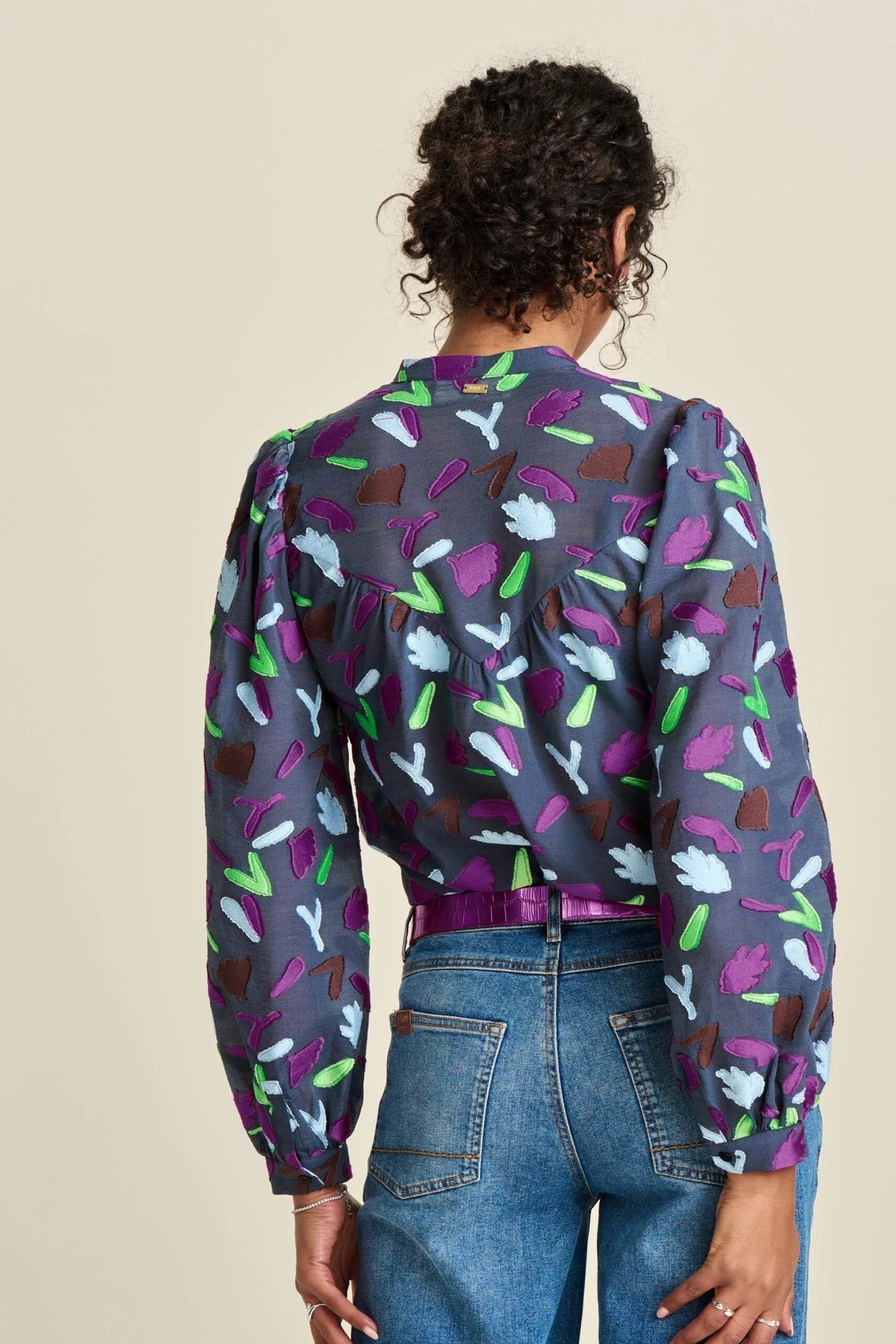 Blouse - Featherfest Blue