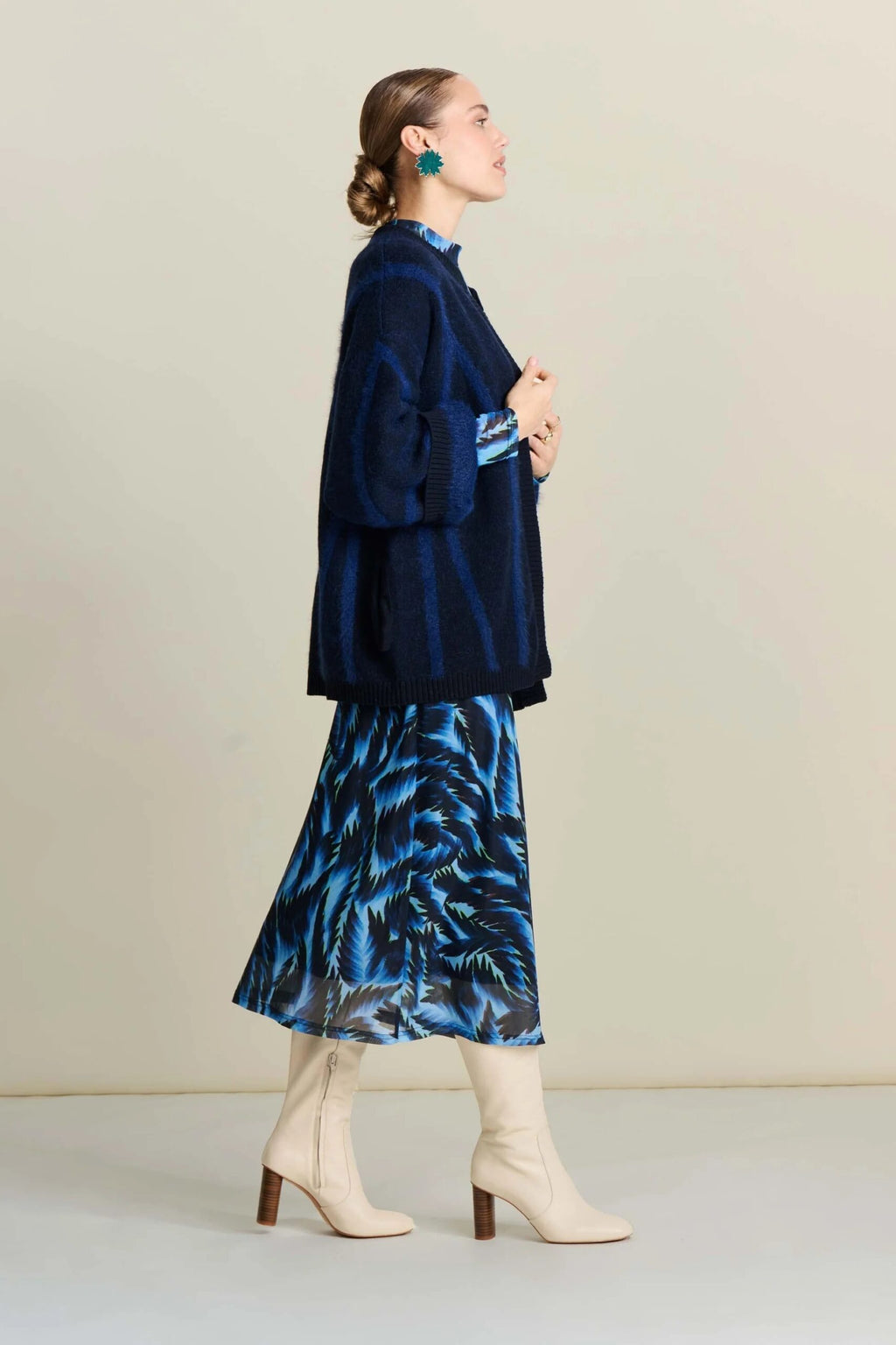 Cardigan - Midnight Blue