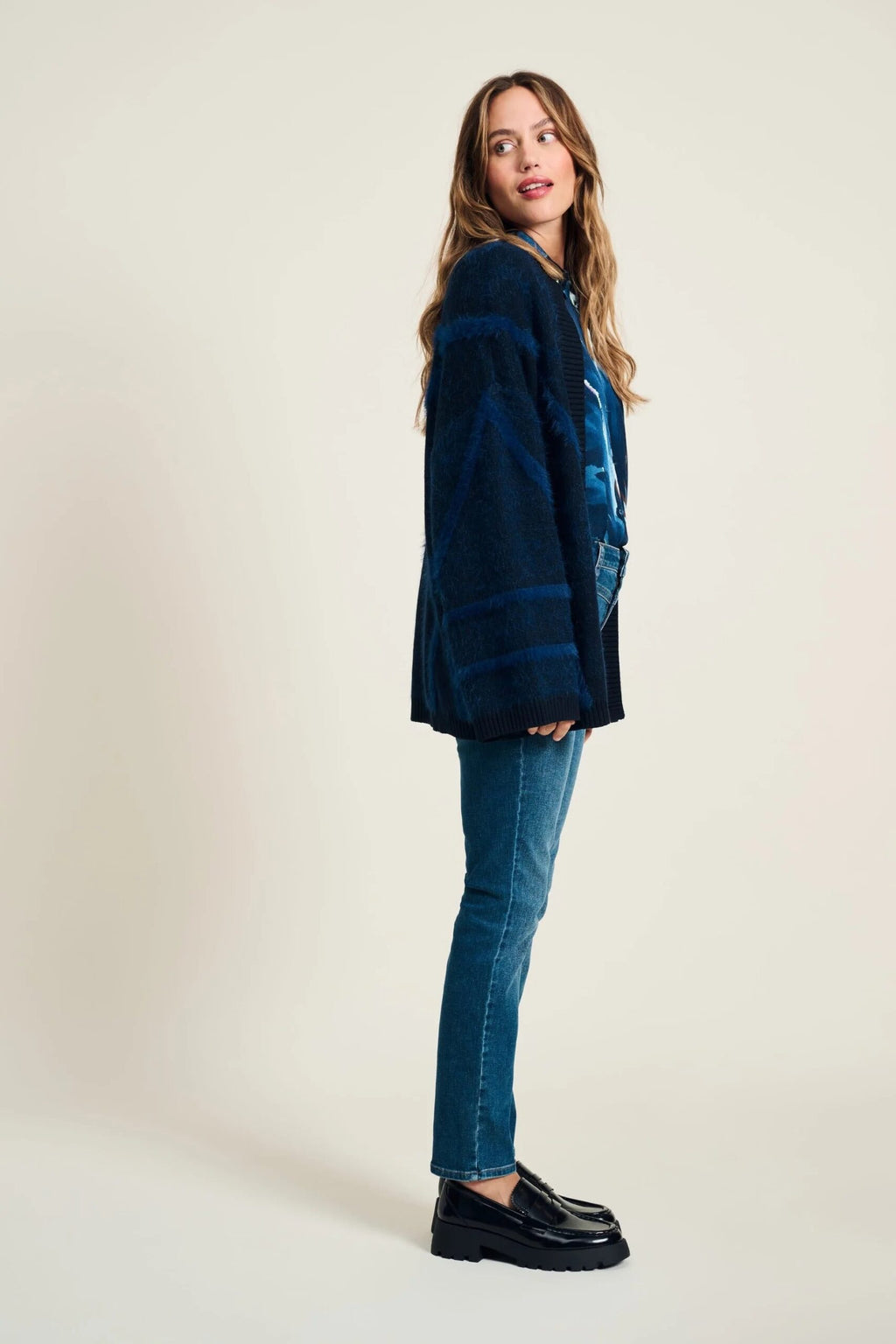 Cardigan - Midnight Blue