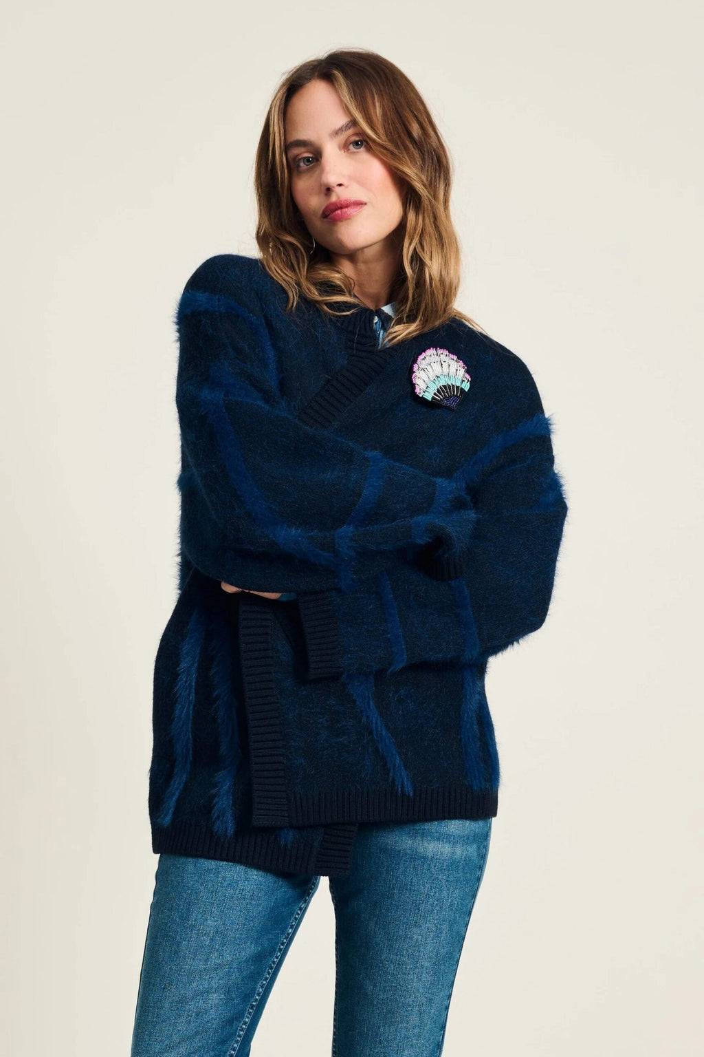 Cardigan - Midnight Blue