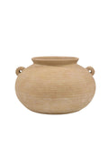 Augustine Terracotta Vase – curved terracotta pottery