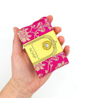 Maharani Handmade Rose  & Patchouli Soap (Zari Wrapped)