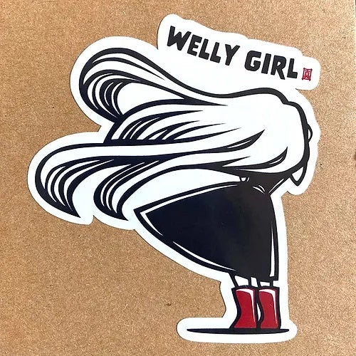 Sticker - Waterproof Wellygirl